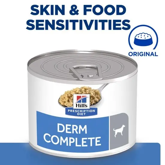 Hill's Prescription Diet Derm Complete Food Sensitivities Original Rice Adult Wet Dog Food