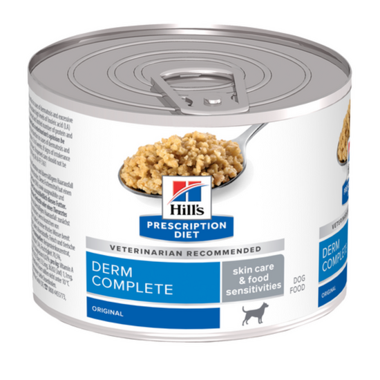 Hill's Pet Nutrition Hill'S Pet Nutrition Hill Prescription Derm Sensitivities Adult Wet Dog Food pet food packaging
