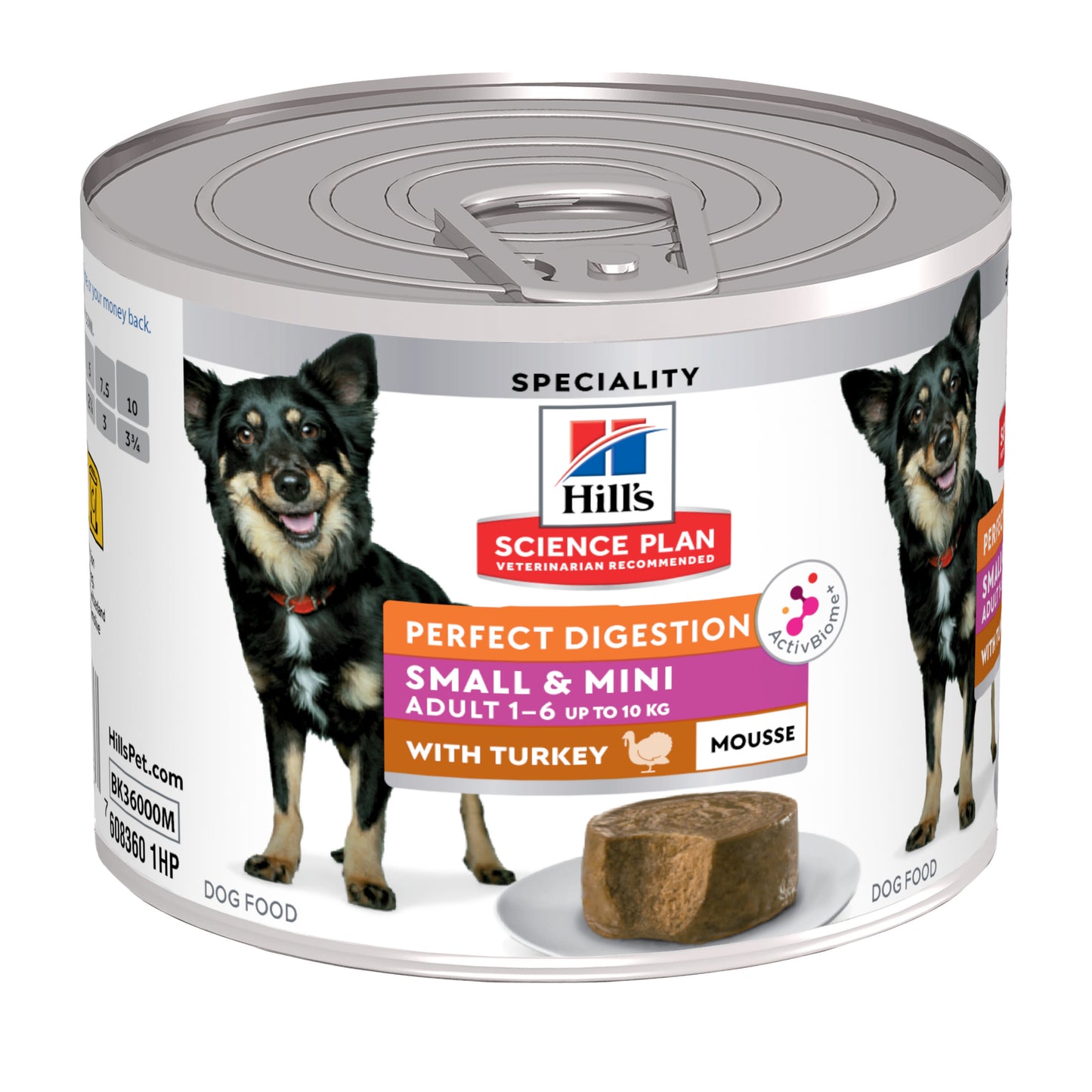 Hill's Science Plan Perfect Digestion Small & Mini Adult Wet Dog Food - Turkey
