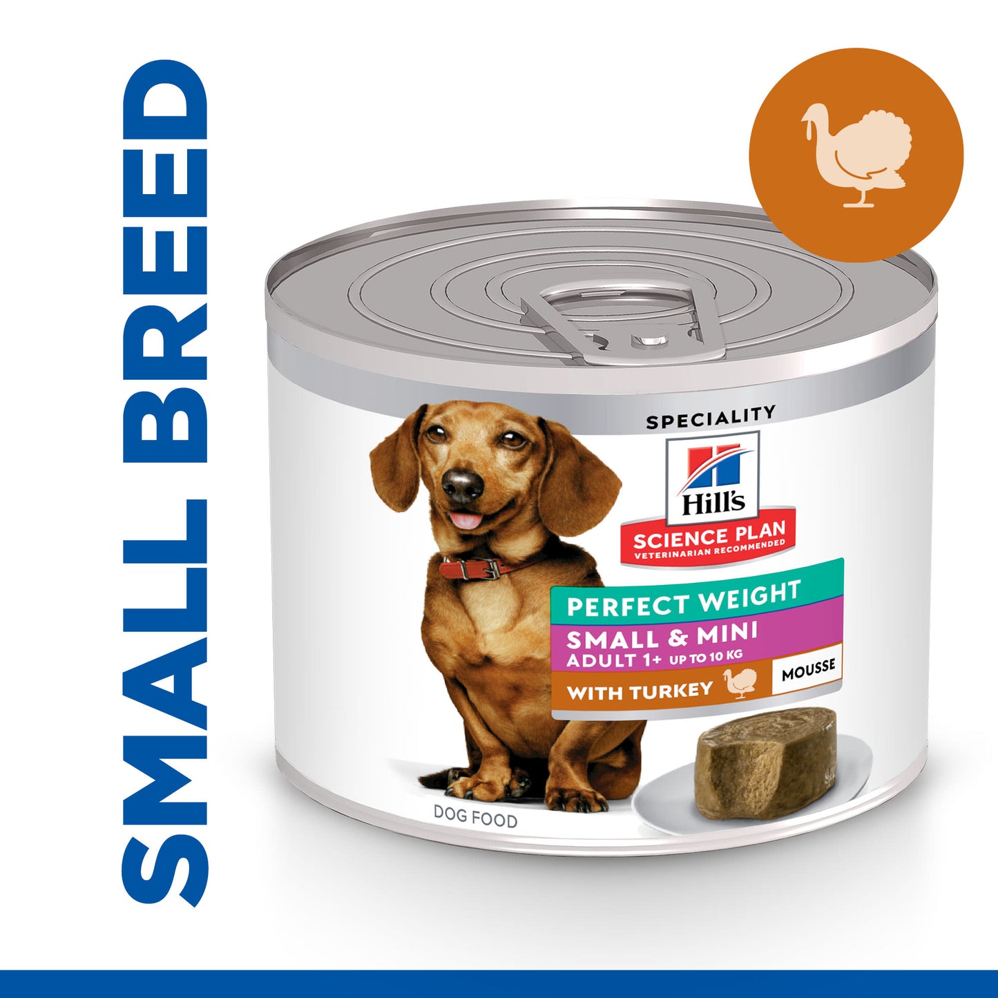 Hill's Science Plan Perfect Weight Adult Small & Mini Wet Dog Food - Turkey