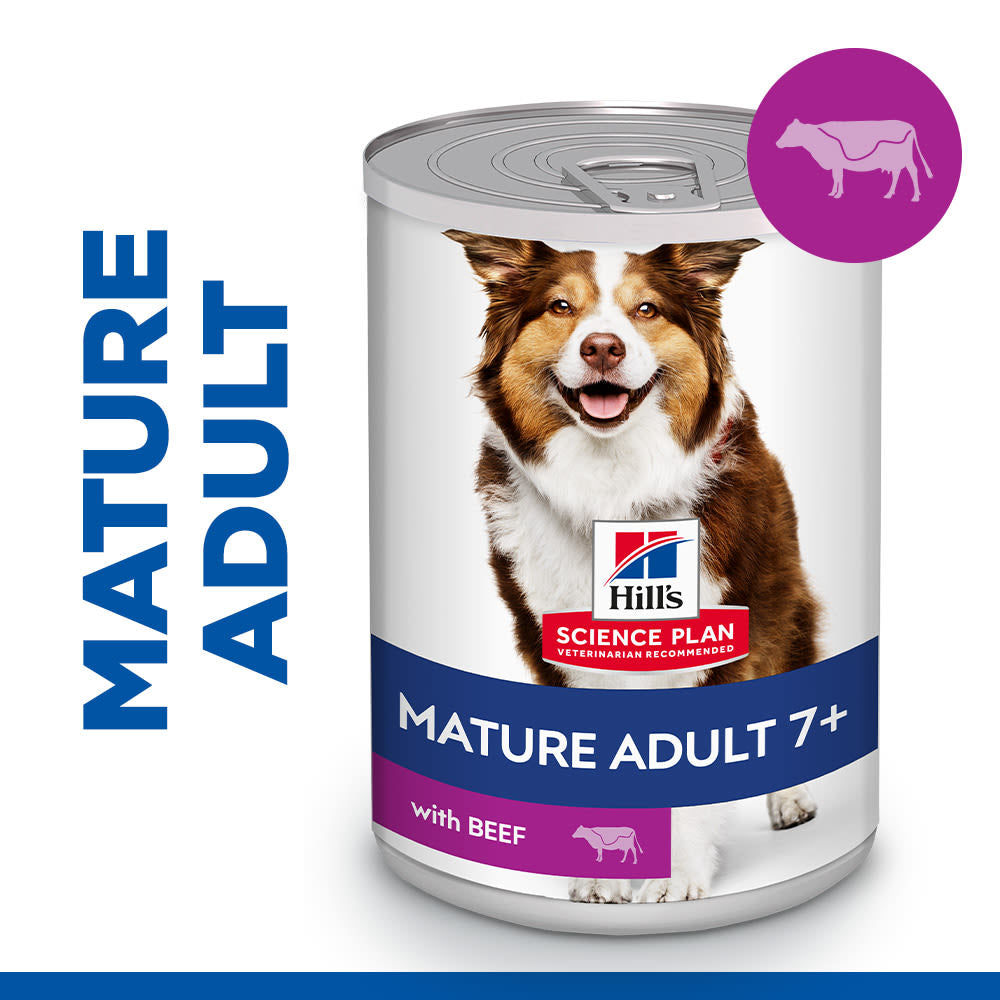 Hill's Science Plan Variety Pack Mature Adult Wet Dog Food with Chicken and Beef