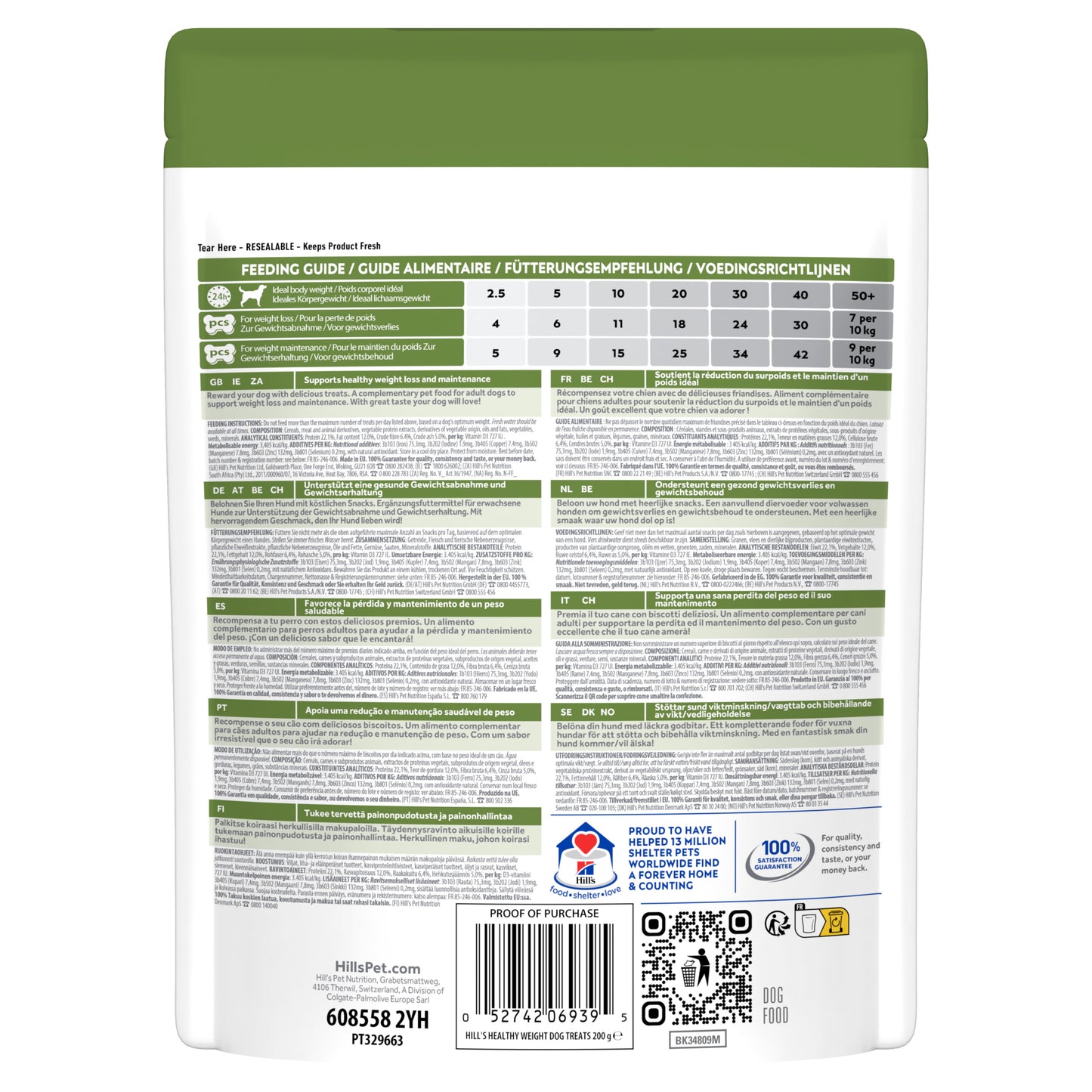 Hill's Healthy Weight Adult Dog Treats