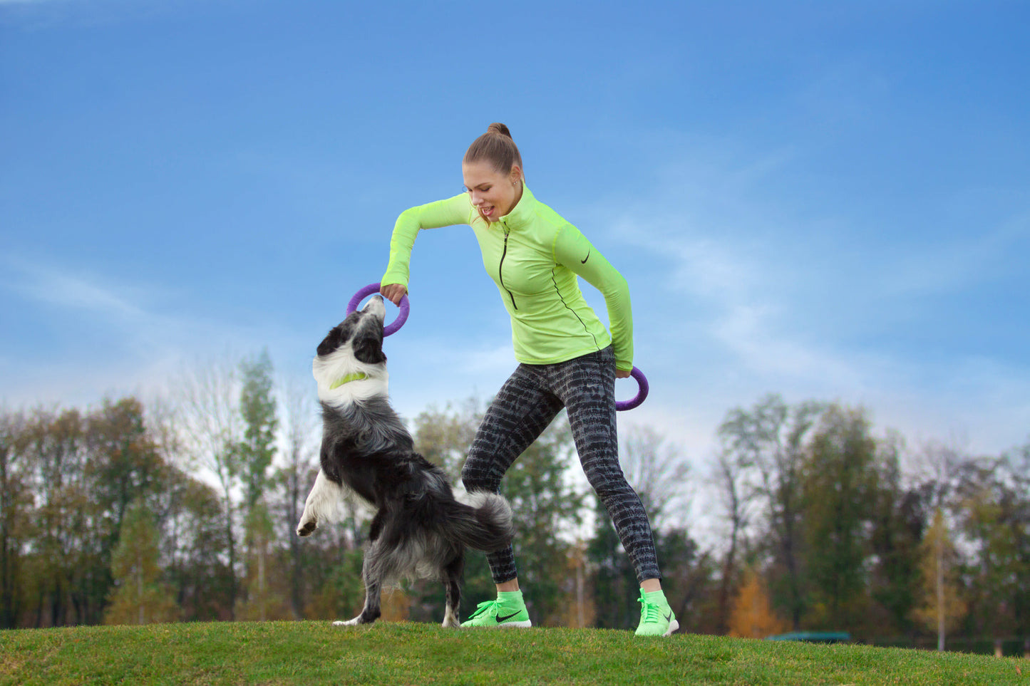 Collar Rubber Puller Dog Fitness Tool Midi