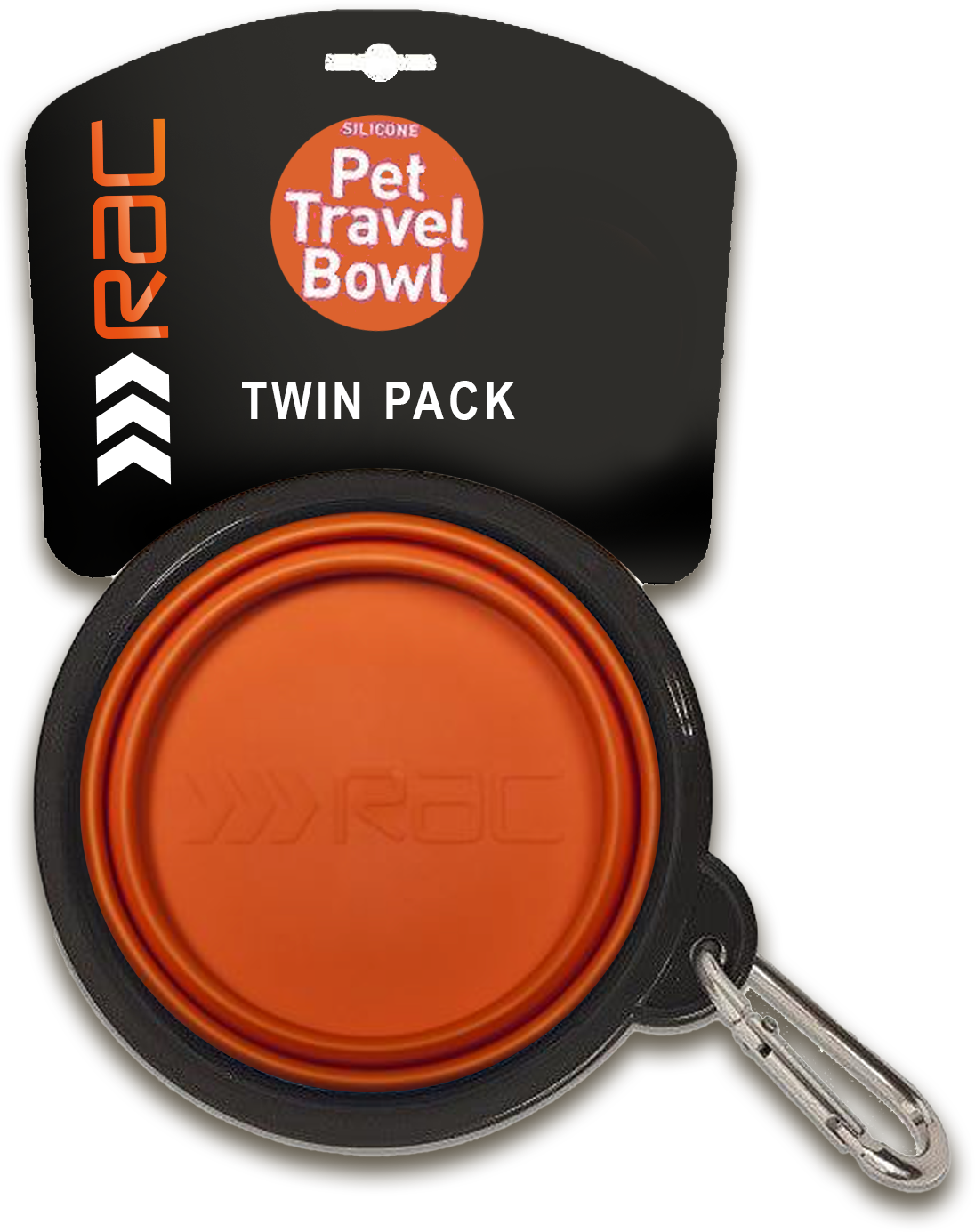 Rac Advanced Foldable Silicone Pet Bowl - 2 Pack