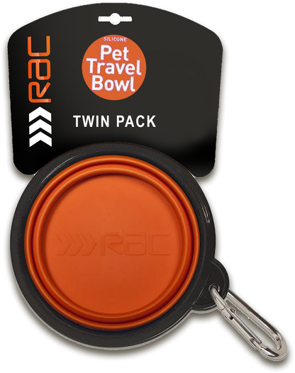 Rac Advanced Foldable Silicone Pet Bowl - 2 Pack