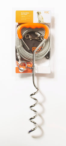 Rac Tie Out Steel Stake & Cable Kit