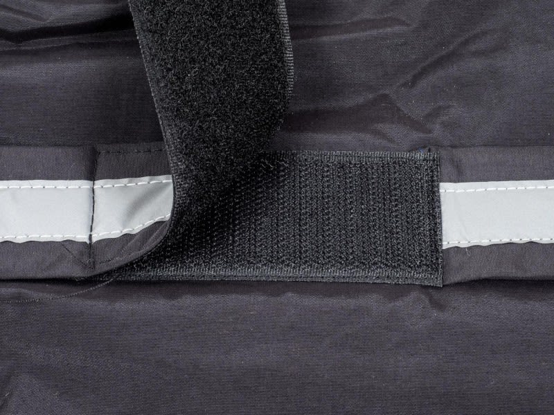 Petface Super Soft Water Resistant Black Dog Coat