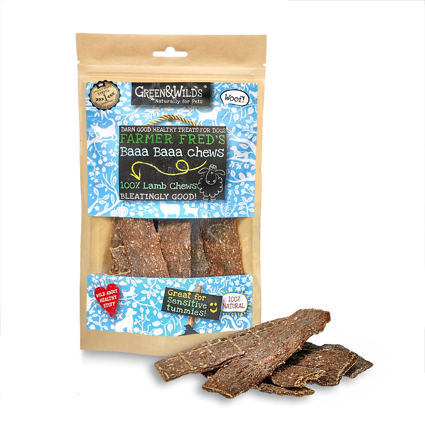 Green & Wilds Baaa Baaa Dog Chew Treats
