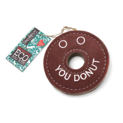 Green & Wilds Derrick the Donut Dog Toy