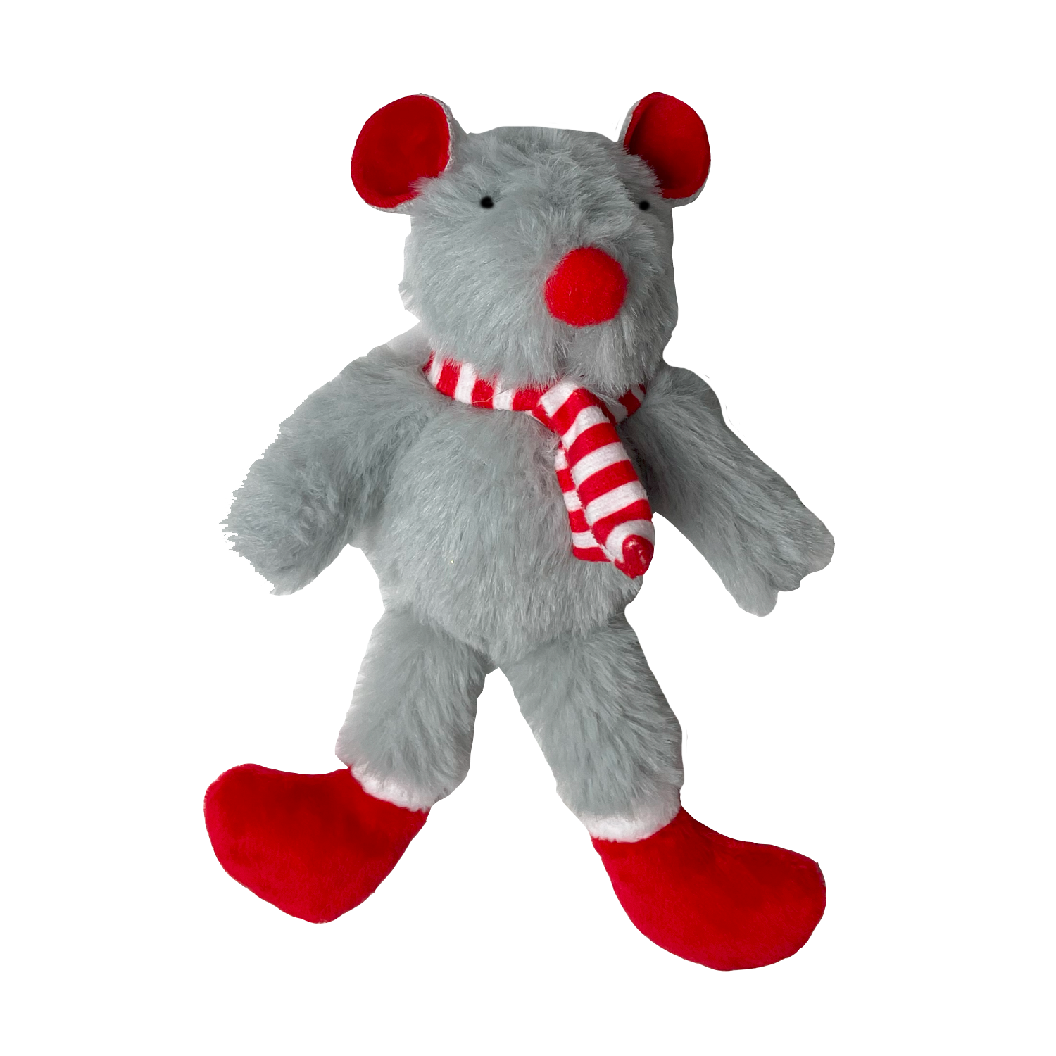 Happy Pet Christmas Fluffy Festive Mouse Cat Toy