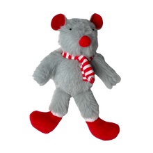 Happy Pet Christmas Fluffy Festive Mouse Cat Toy