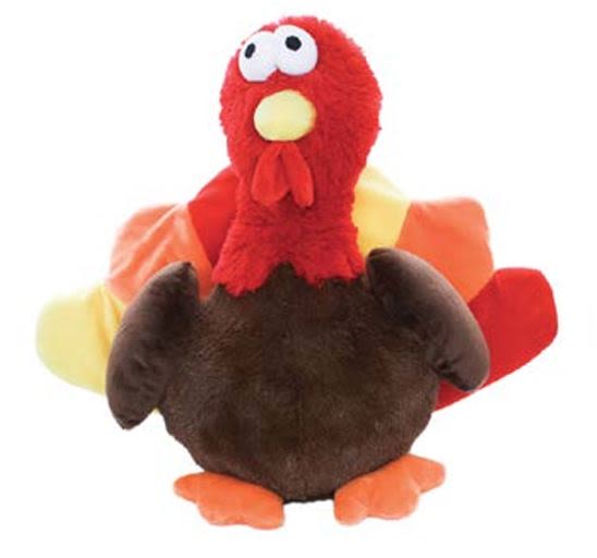 Happy Pet Christmas Toby Turkey Dog Toy