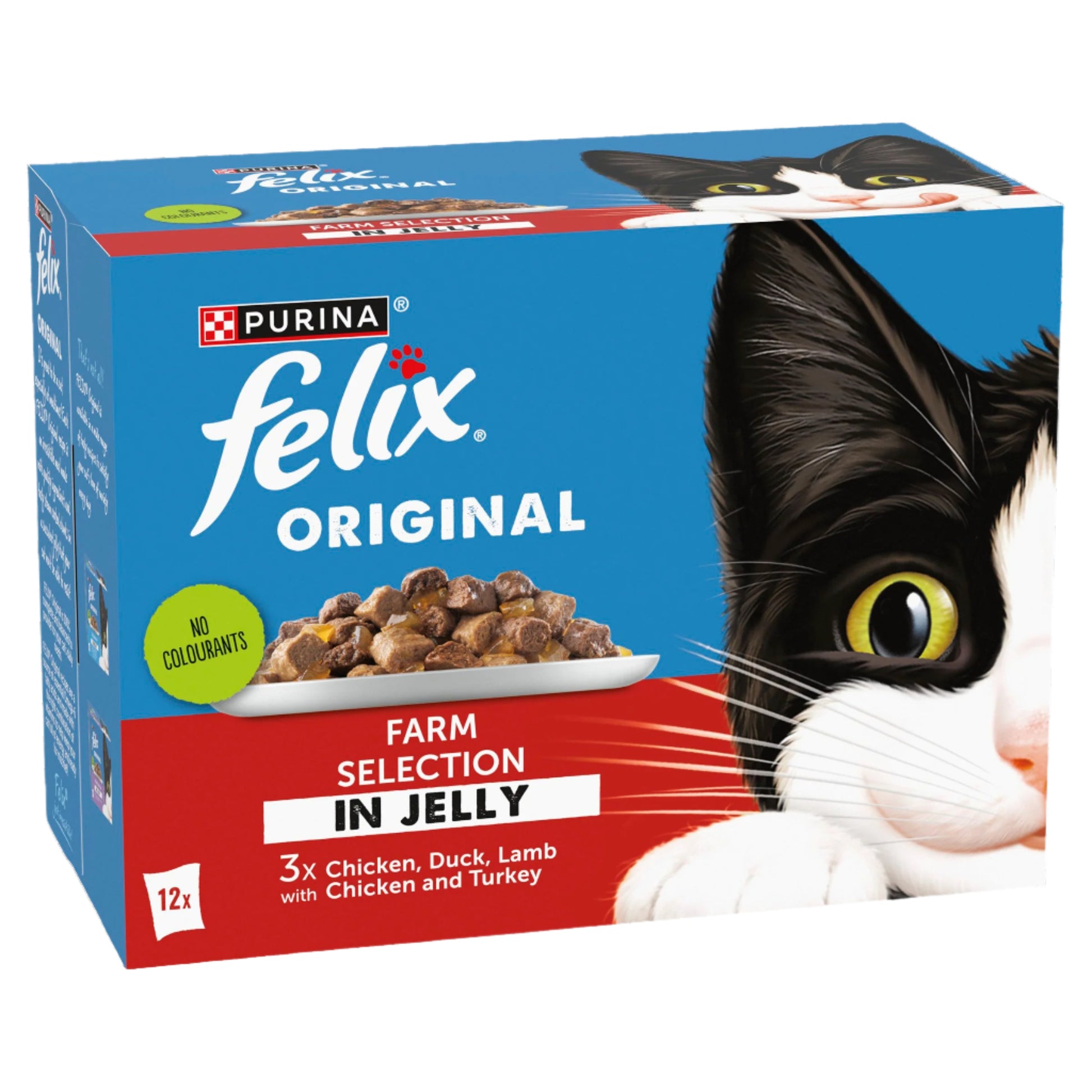 Felix Felix Farm Selection Adult Wet Cat Food pet food packaging
