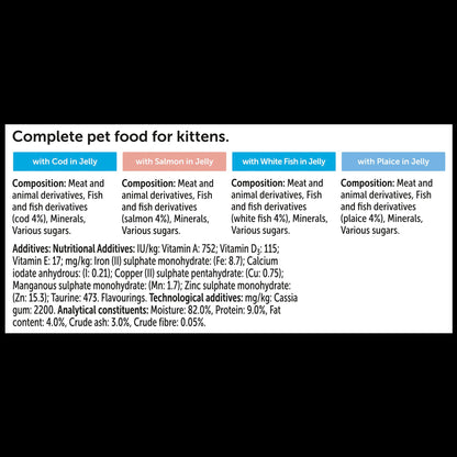 Felix Original Kitten Fish Selection in Jelly Wet Cat Food