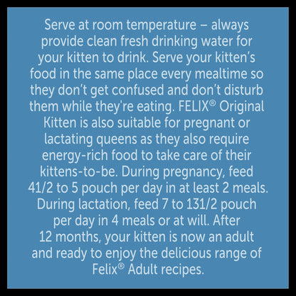 Felix Original Kitten Fish Selection in Jelly Wet Cat Food