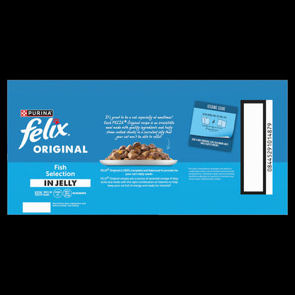 Felix Original Fish Selection in Jelly Wet Cat Food