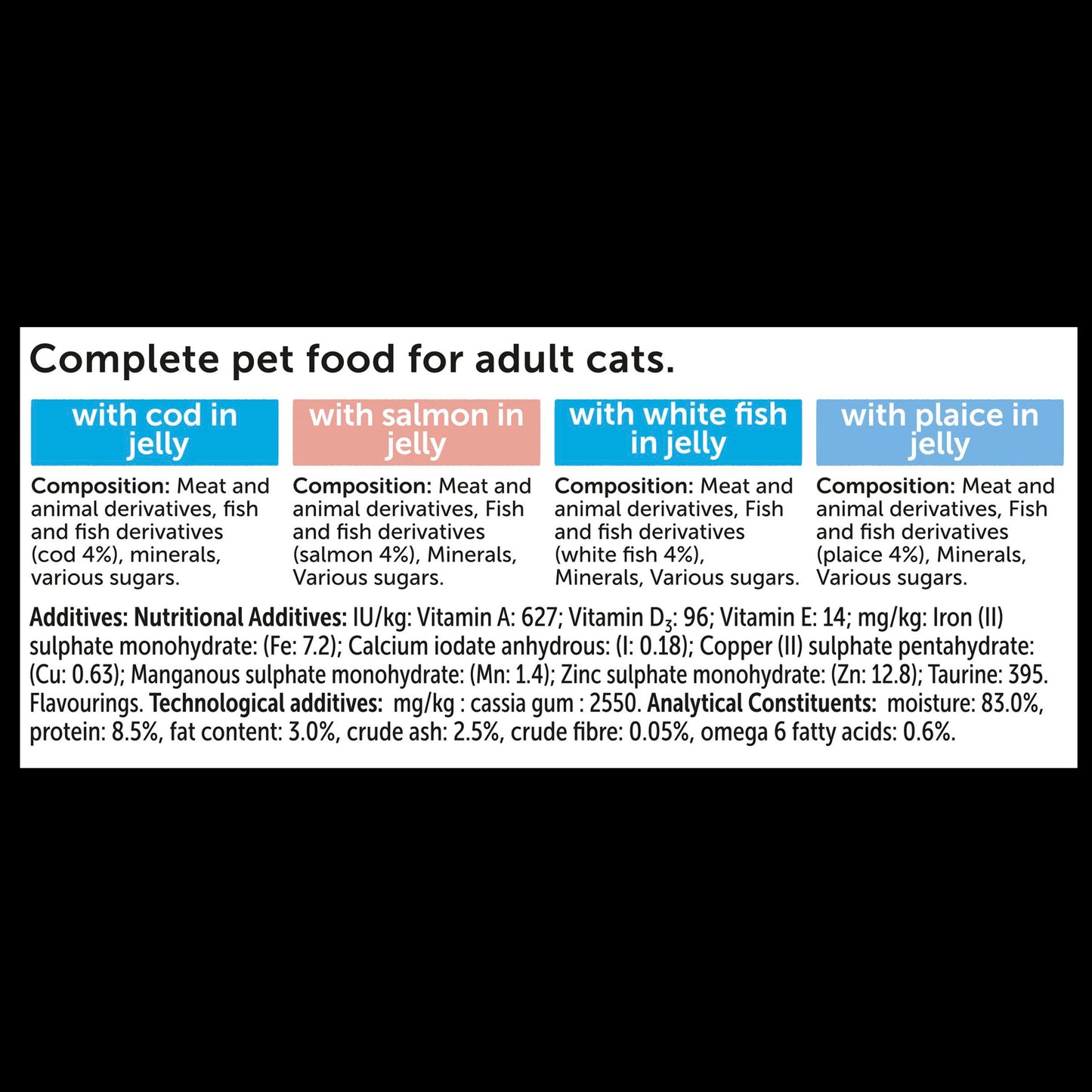 Felix Original Fish Selection in Jelly Wet Cat Food