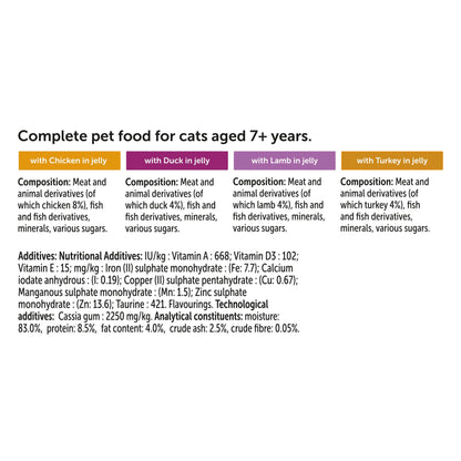 Felix Original Senior 7+ Farm Selection in Jelly Wet Cat Food