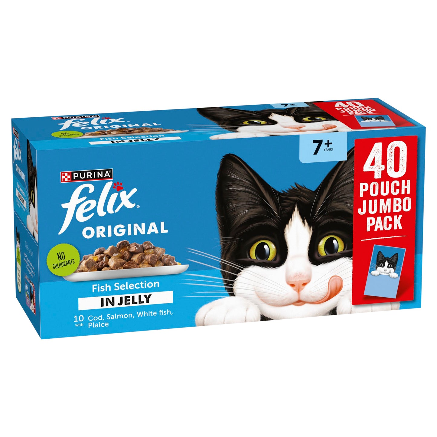 Felix Original Senior 7+ Fish Selection in Jelly Wet Cat Food