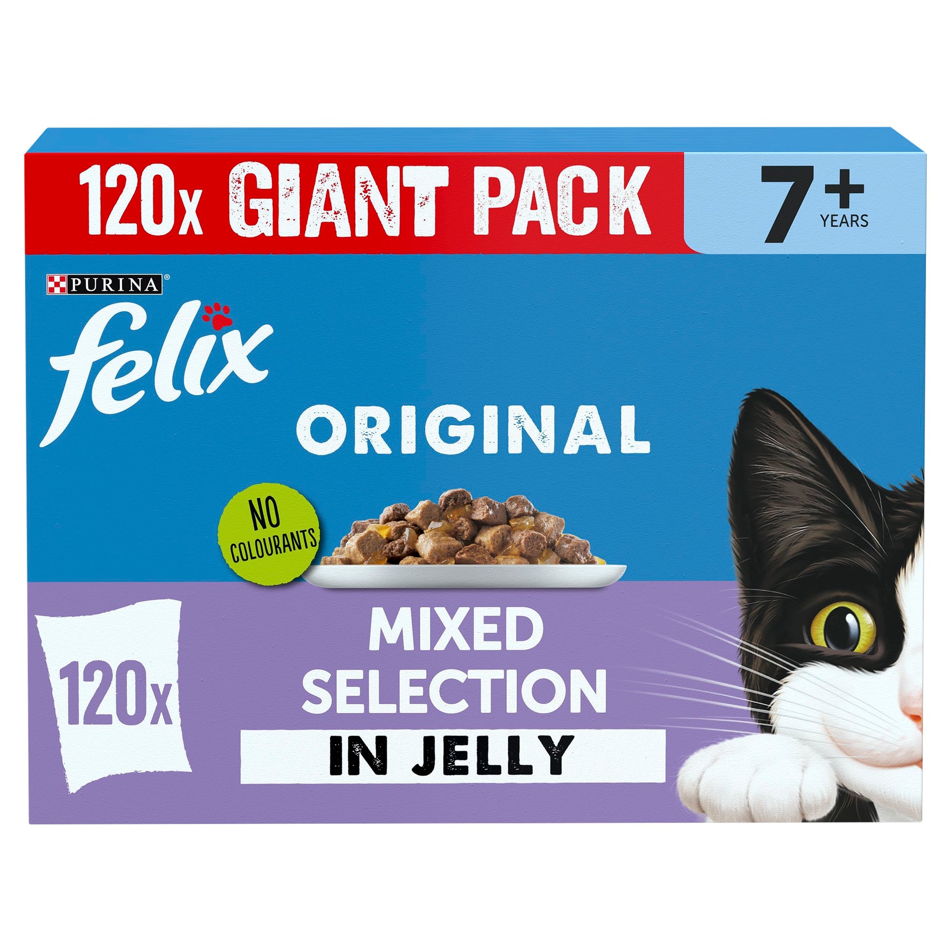 Felix Felix Mixed Selection Senior Wet Cat Food pet food packaging