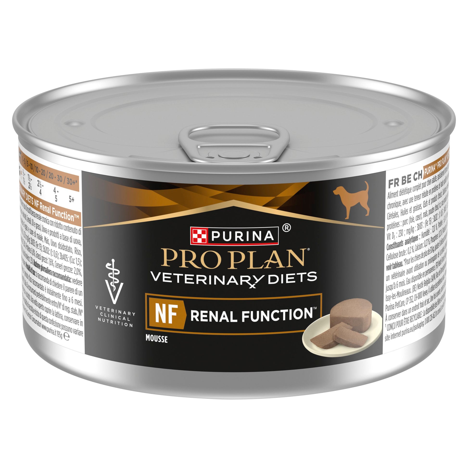 Pro Plan Pro Plan Purina Veterinary Diets Nf Renal Mousse Adult Wet Dog Food pet food packaging