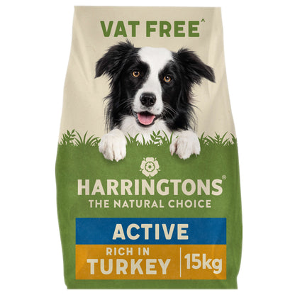 Harringtons Active Worker Adult Dry Dog Food - Turkey
