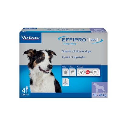 Effipro Duo Spot-On Solution for Medium Dogs
