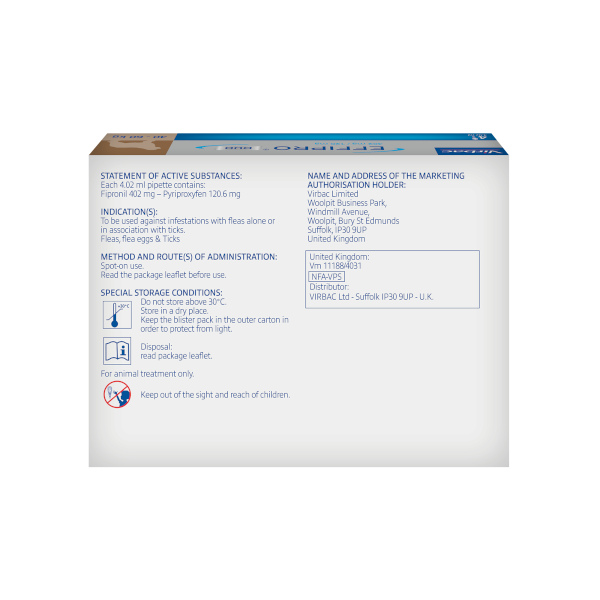 Effipro Duo Spot-On Solution for Extra Large Dogs