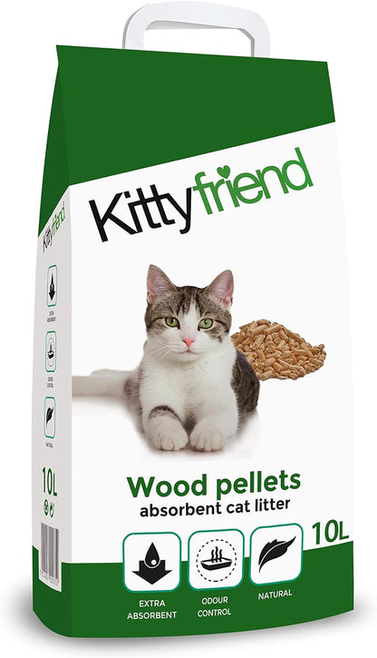 Kittyfriend Wood Absorbent Cat Litter