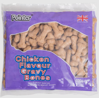 Pointer Crunchy Chicken Gravy Bones Dog Treats