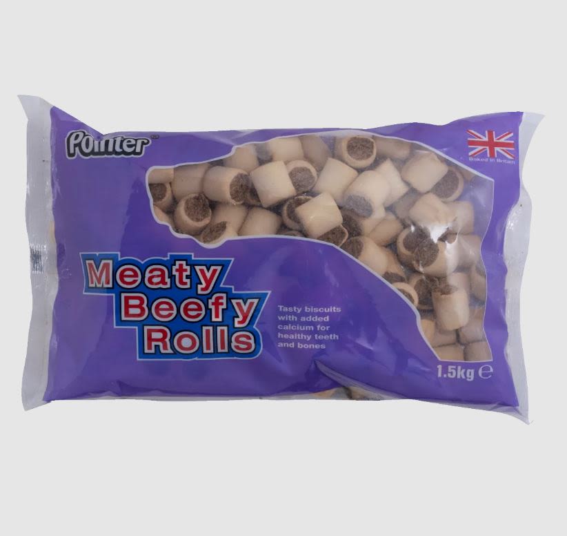 Pointer Meaty Beef Rolls Dog Treats