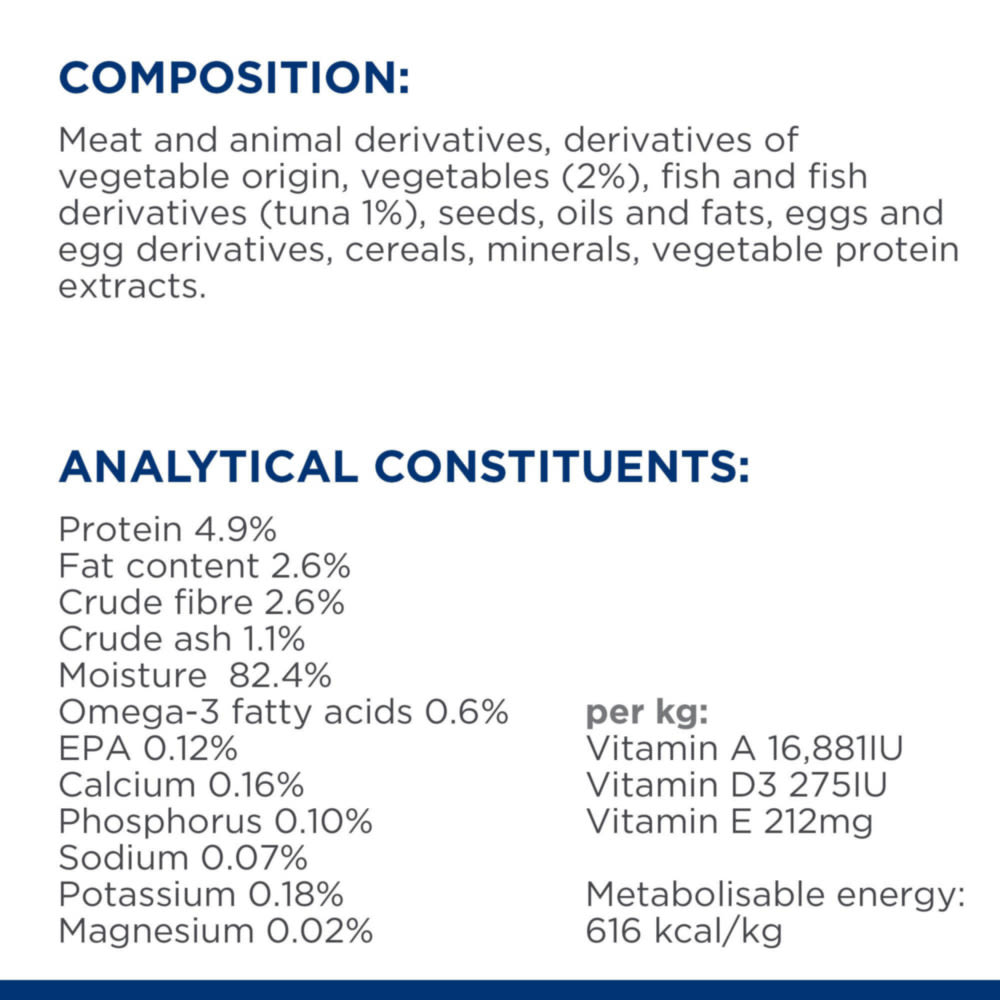 Hill's Prescription Diet Metabolic + Mobility Weight Management Stew Dog Food - Tuna & Vegetables