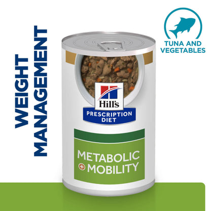 Hill's Prescription Diet Metabolic + Mobility Weight Management Stew Dog Food - Tuna & Vegetables
