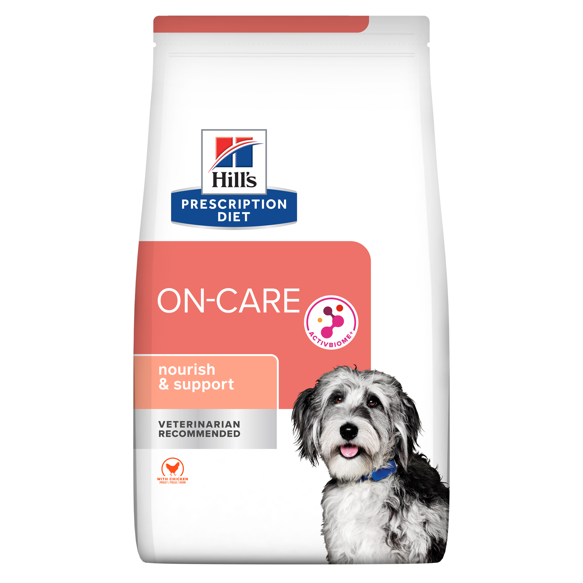 Hill's Pet Nutrition Hill'S Pet Nutrition Hill Prescription On Care Chicken Turkey Adult Dry Dog Food pet food packaging
