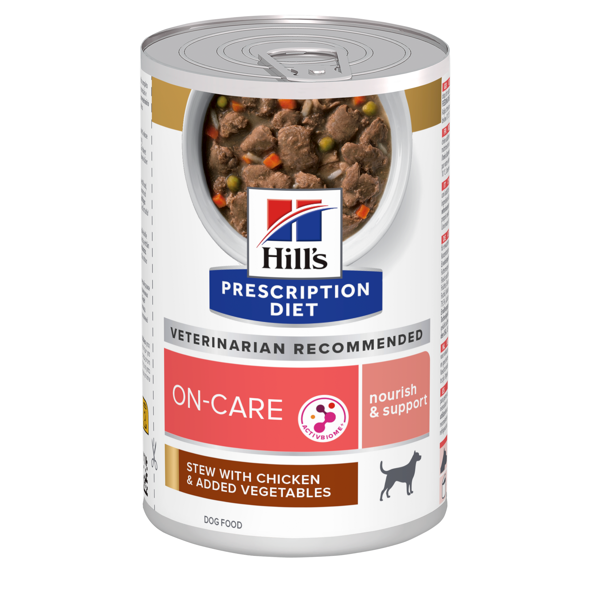 Hill's Pet Nutrition Hill'S Pet Nutrition Prescription On Care Stew For Dogs Chicken Pork Adult Wet Dog Food pet food packaging
