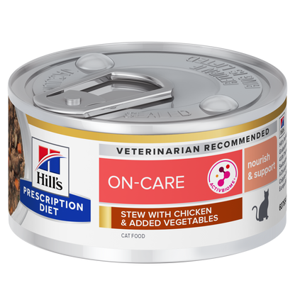 Hill's Prescription Diet On-Care Stew for Cats with Chicken & Vegetables Wet Cat Food