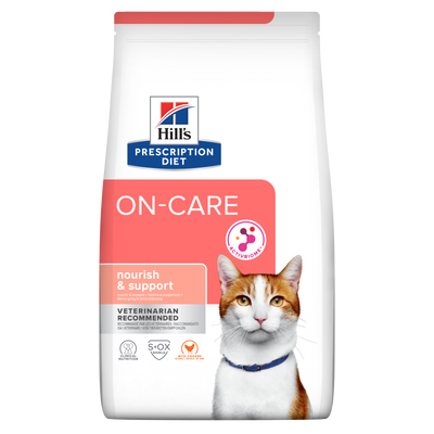 Hill's Hill'S On Chicken Adult Dry Cat Food pet food packaging