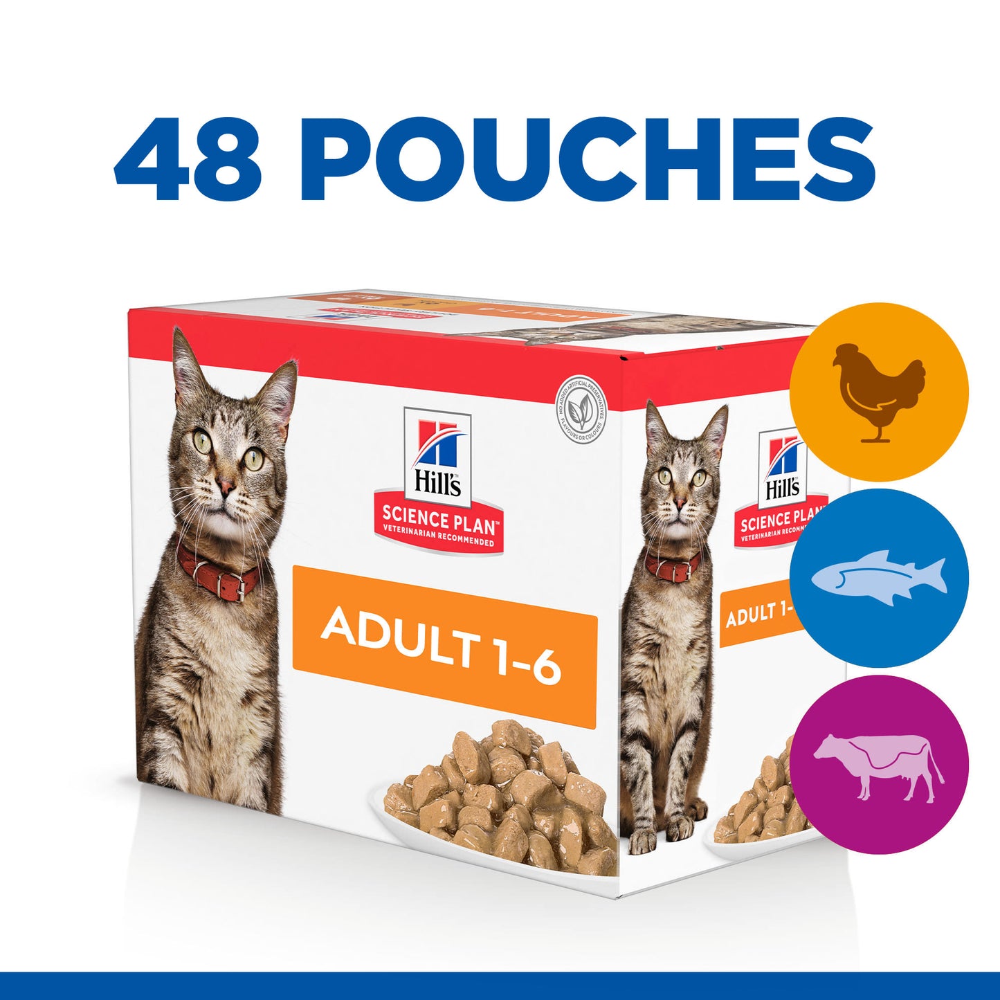 Hill's Science Plan Adult Light Chicken, Beef & Ocean Fish Wet Cat Food
