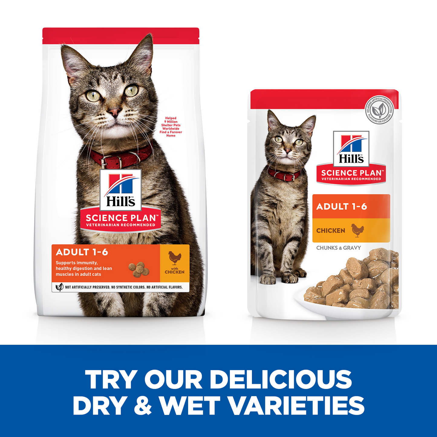 Hill's Science Plan Adult Light Chicken, Beef & Ocean Fish Wet Cat Food