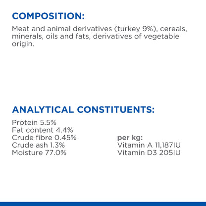 Hill's Science Plan Adult Wet Dog Food - Turkey