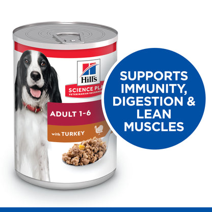 Hill's Science Plan Adult Wet Dog Food - Turkey