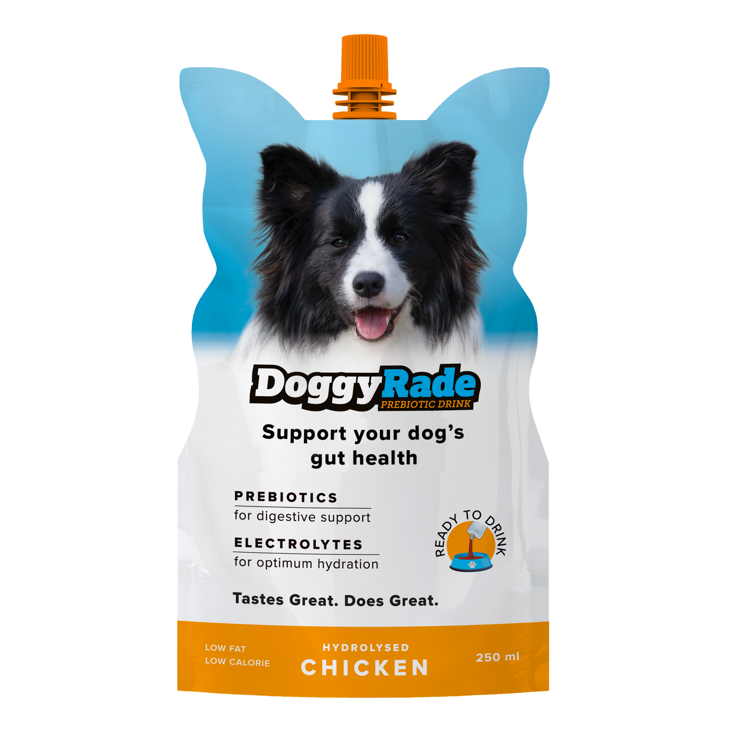 DoggyRade Prebiotic and Electrolyte Health Drinks for Dogs - Chicken