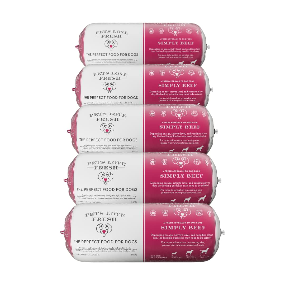 Pets Love Fresh Pets Love Fresh Simply Beef Adult Dry Dog Food pet food packaging