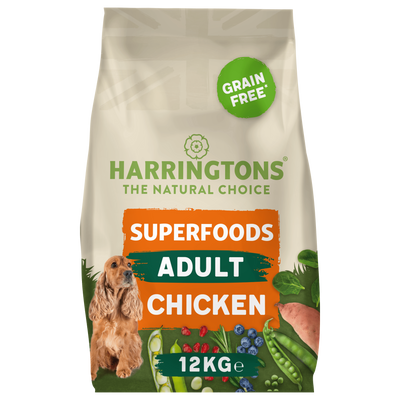 Harringtons Harringtons Grain Free Superfoods Chicken pet food packaging
