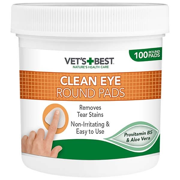 Vet's Best Clean Dog Eye Round Pads