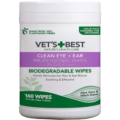 Vet's Best Ear & Eye Wipes for Dogs & Cats