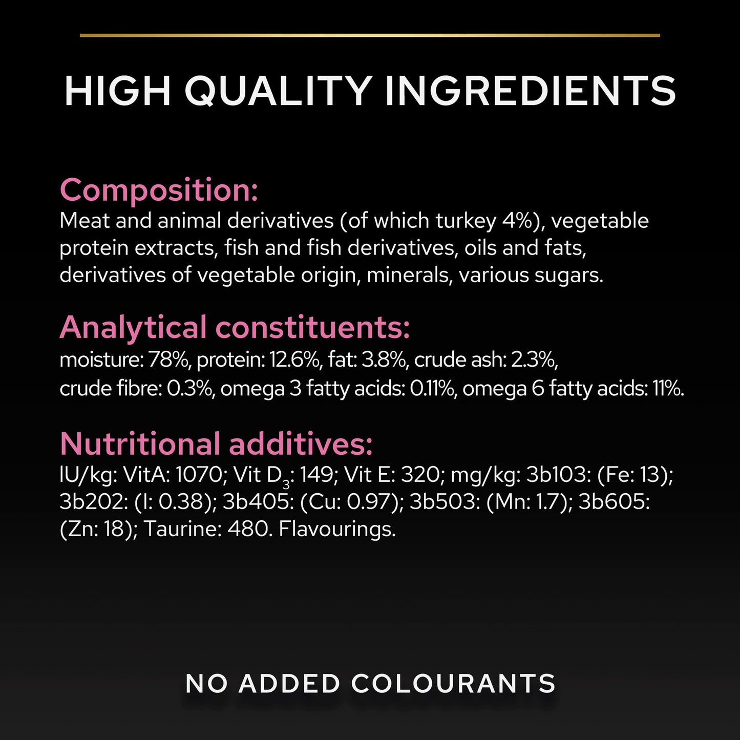 Pro Plan 1+ Delicate Digestion with Turkey in Gravy Adult Wet Cat Food Pouches