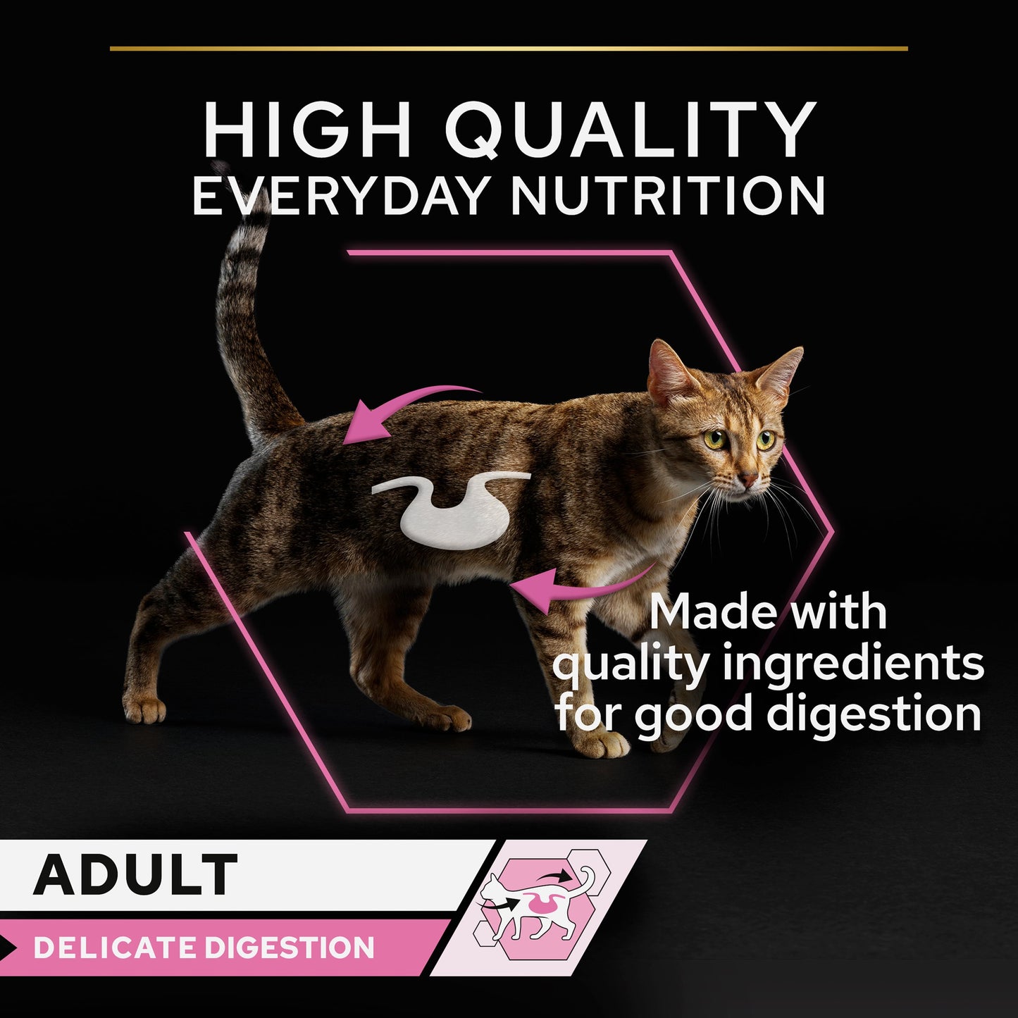 Pro Plan 1+ Delicate Digestion with Turkey in Gravy Adult Wet Cat Food Pouches