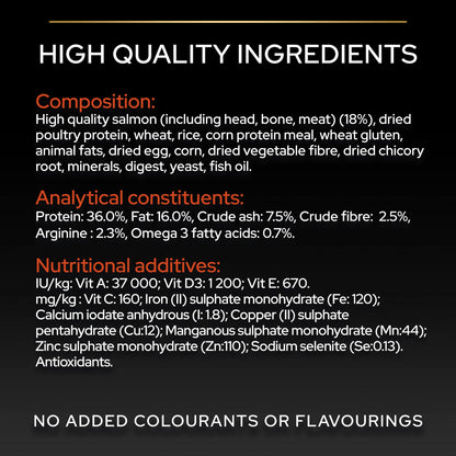 Pro Plan 1+ Vital Functions Rich in Salmon Adult Dry Cat Food