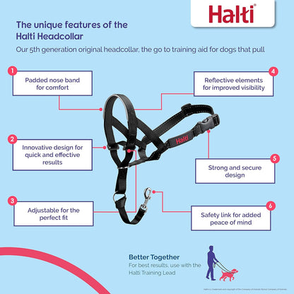 Halti Dog Headcollar - Black